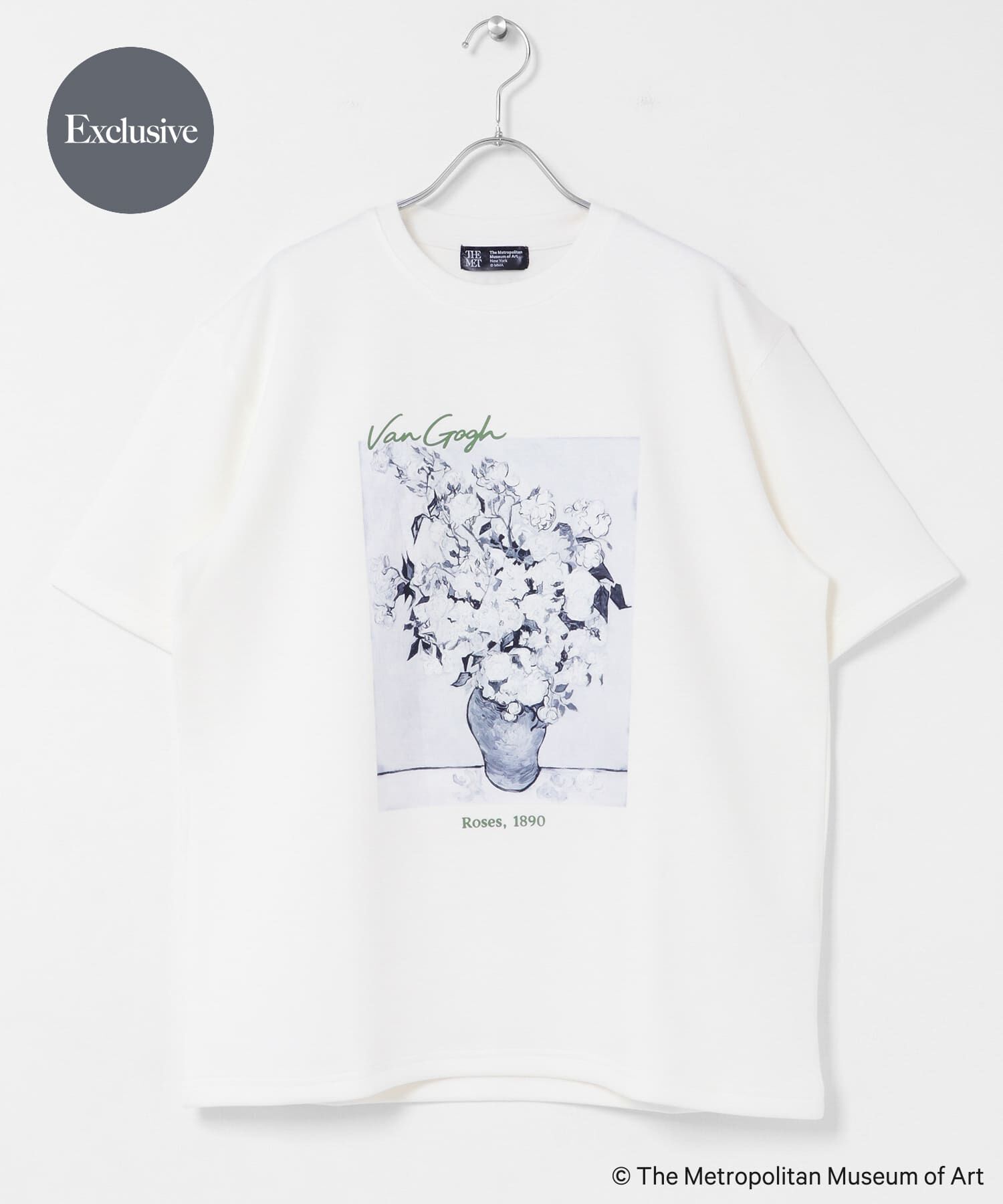 SENSE OF PLACE by URBAN RESEARCH「『別注』『イージーケア/接触冷感』The Met&times;SENSE OF PLACE　S/S T-SHIRTS(Gogh)A」|Tシャツ・カットソー|ホワイト
