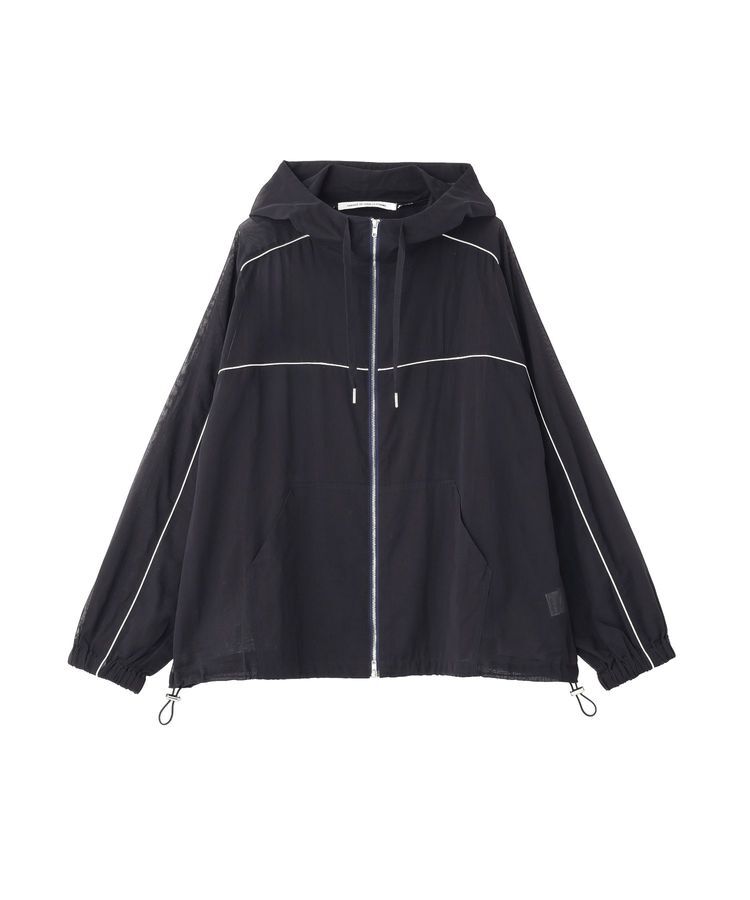 GARAGE OF GOOD CLOTHING「シースルーコットンパーカーブルゾン」|ブルゾン・スタジャン|
