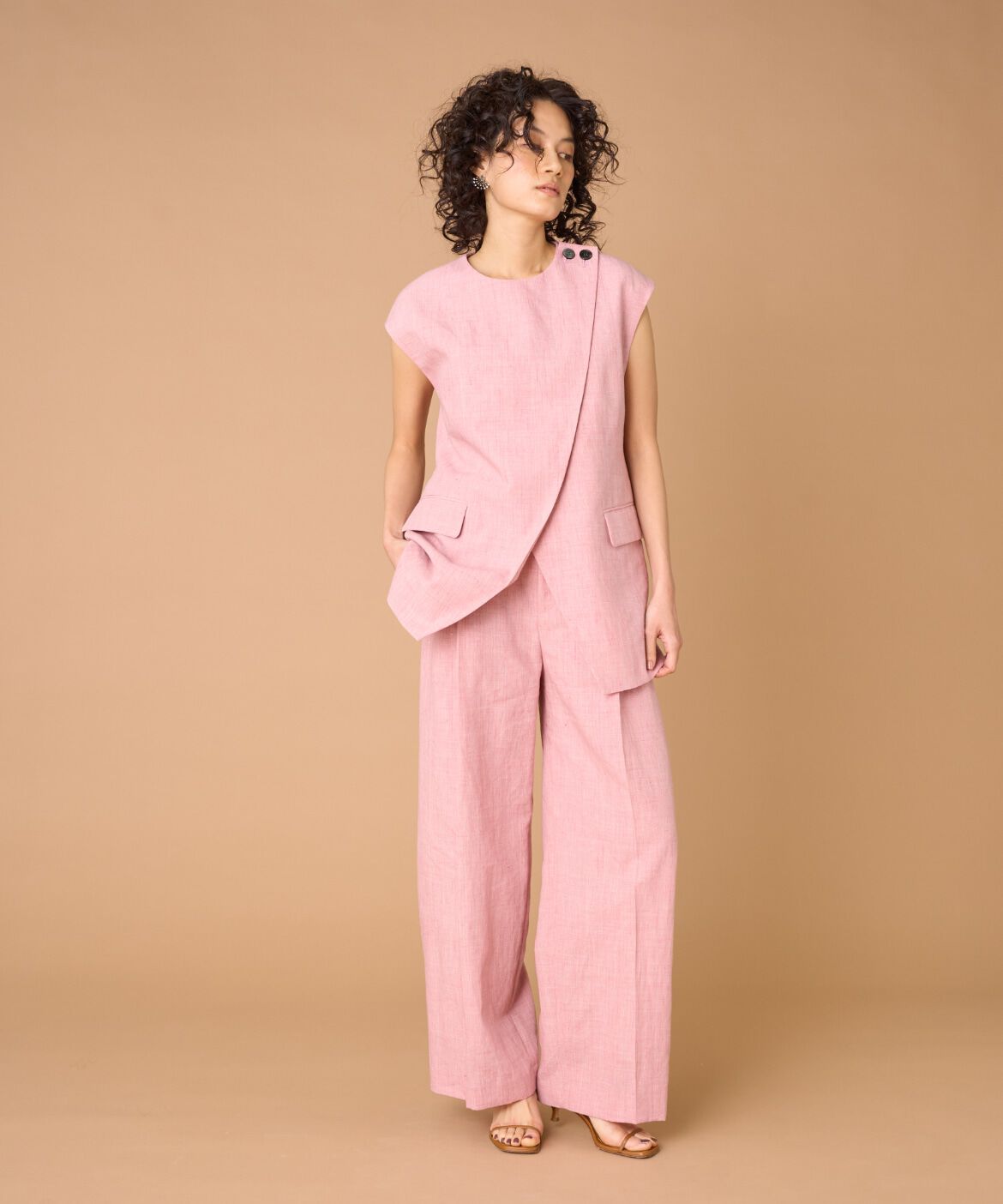 la veille by SUPERIOR CLOSET「《大きいサイズ》ノースリーブトップス」|その他|