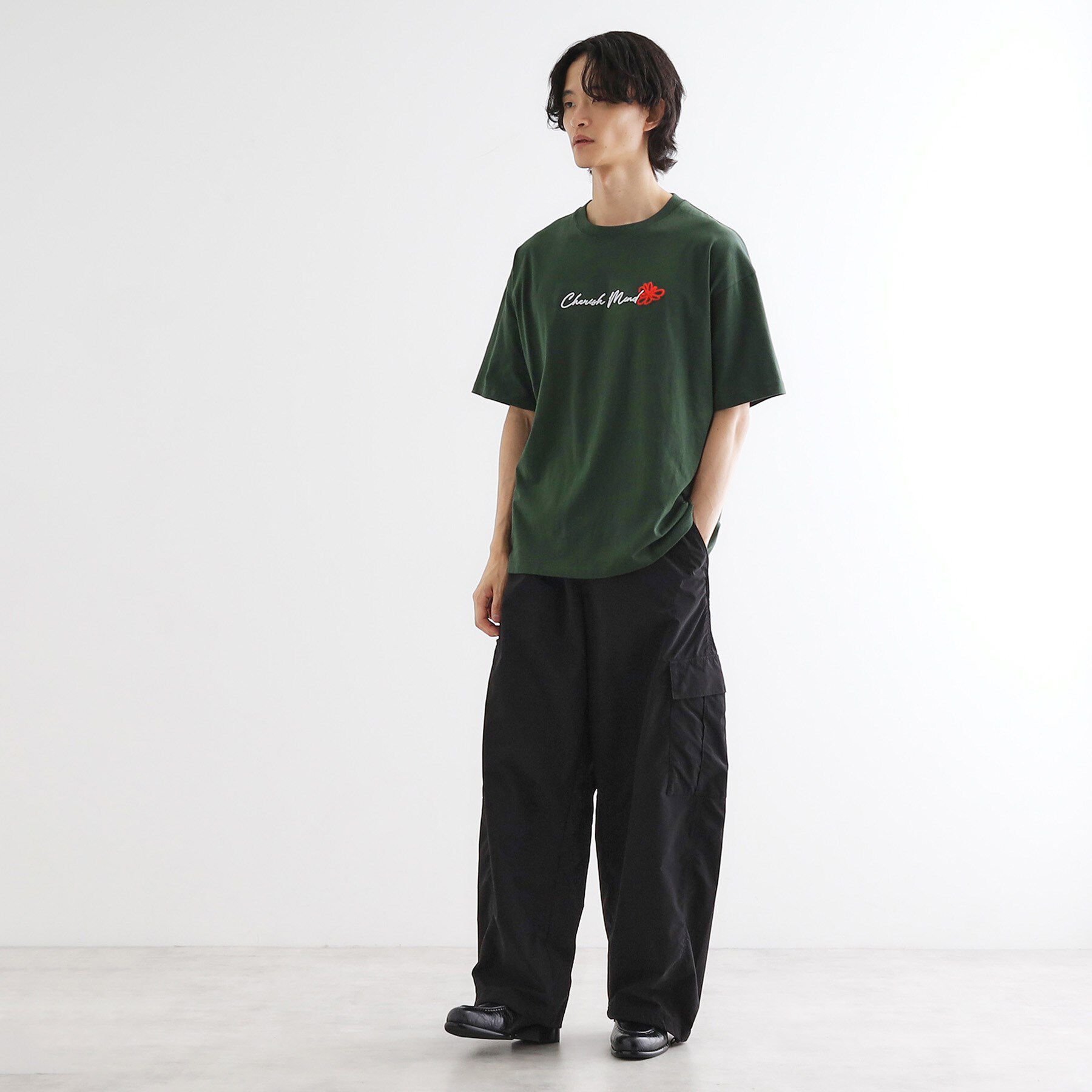 tk.TAKEO KIKUCHI「ハート＆フラワーTシャツ」|Tシャツ・カットソー|