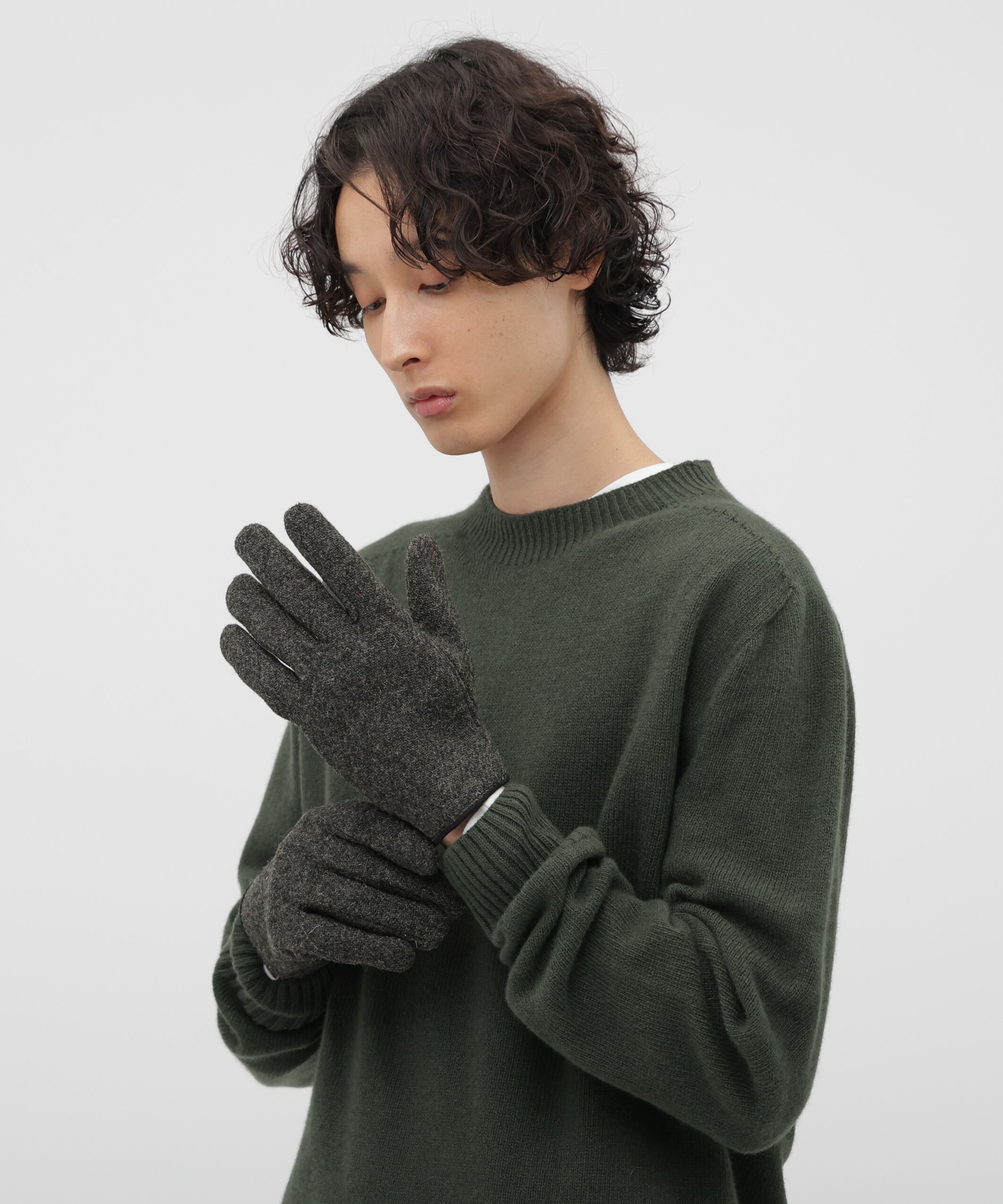 MARGARET HOWELL「HARRIS TWEED GLOVE」|手袋|
