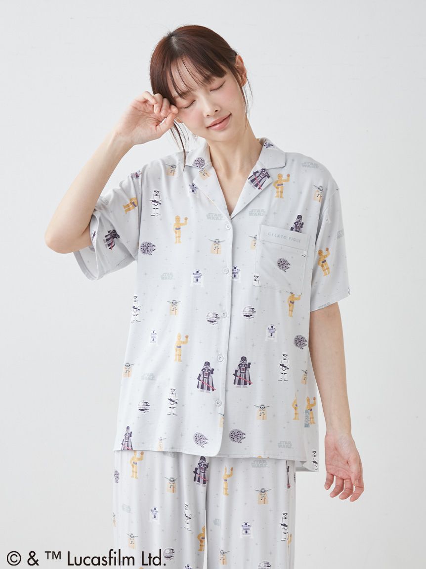 gelato pique「【STAR WARS】【レディース】総柄シャツ」|ルームウェア|