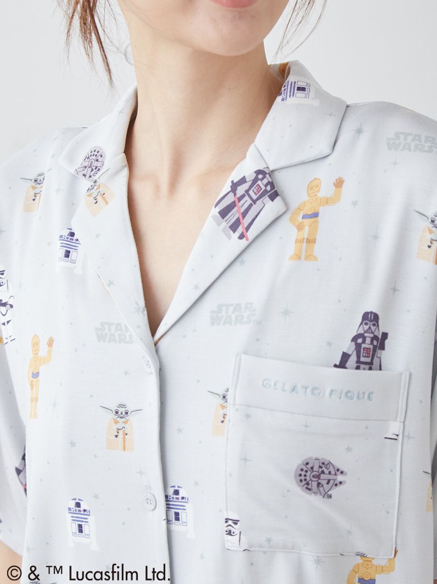gelato pique「【STAR WARS】【レディース】総柄シャツ」|ルームウェア|