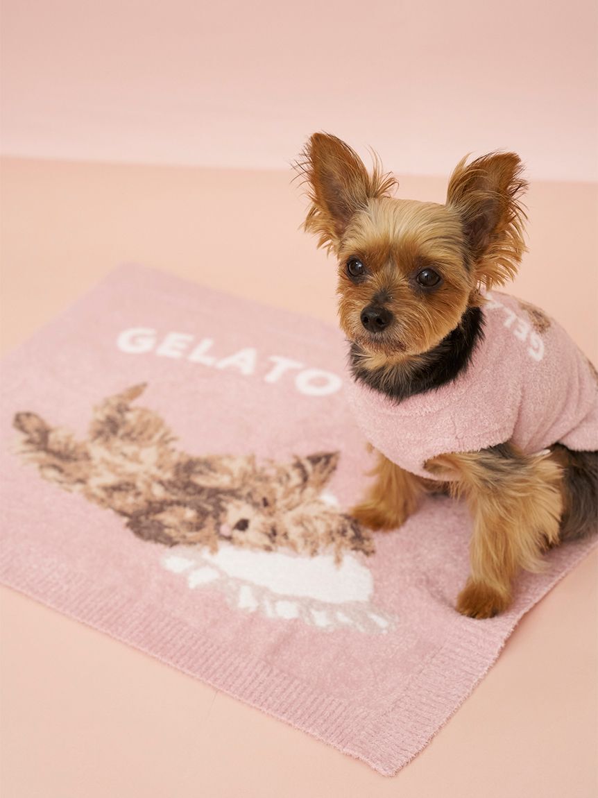  GELATO PIQUE CAT&DOG「【CAT&DOG】ヨークシャーテリア柄ブランケット」|その他|
