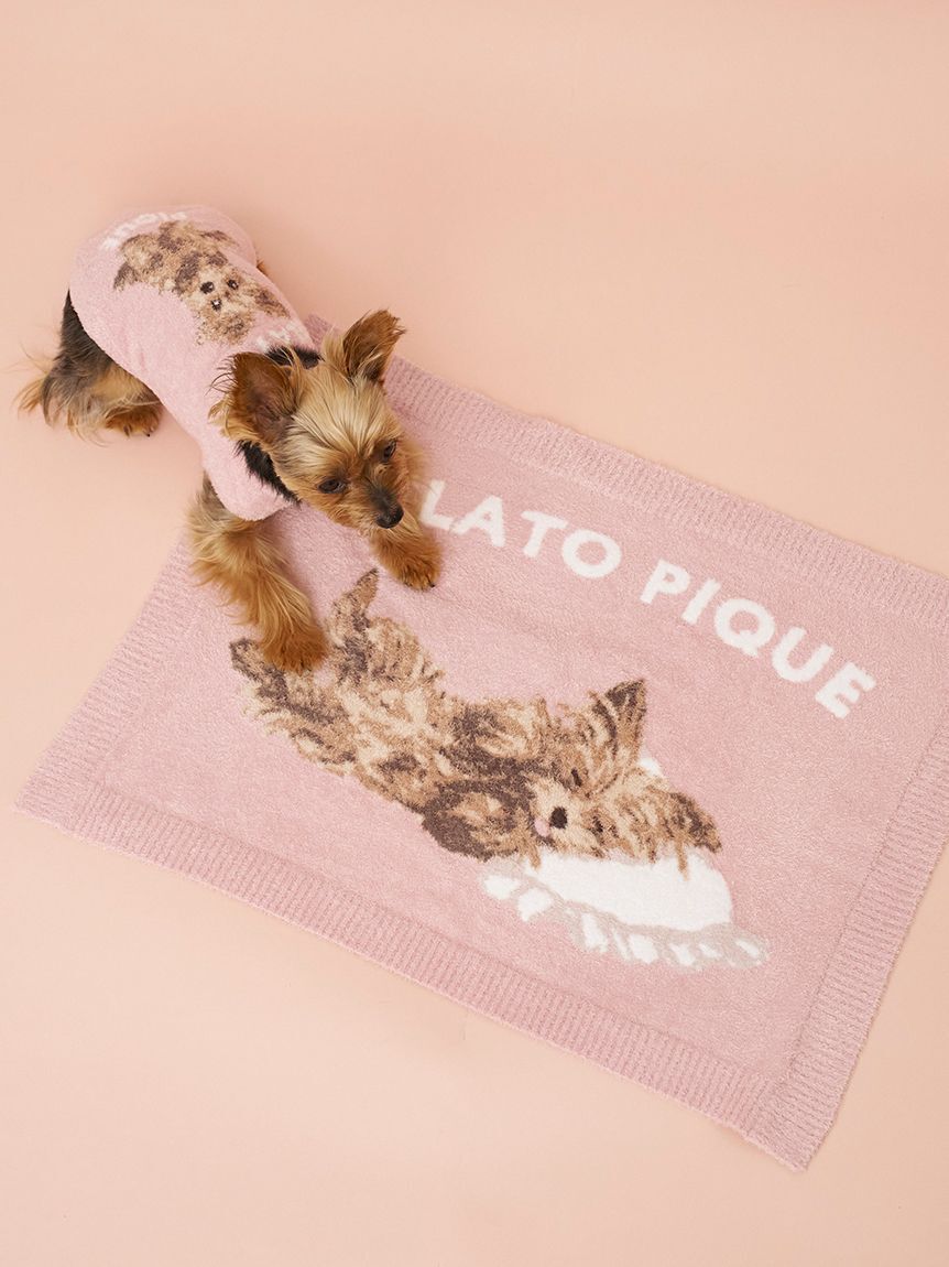  GELATO PIQUE CAT&DOG「【CAT&DOG】ヨークシャーテリア柄ブランケット」|その他|