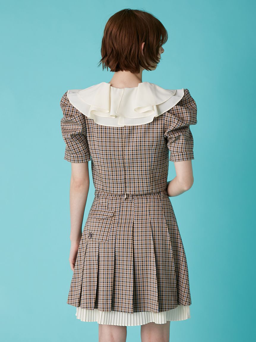LILY BROWN「【LILY BROWN&times;Hearts2Hearts】フレアカラートップス」|Tシャツ・カットソー|