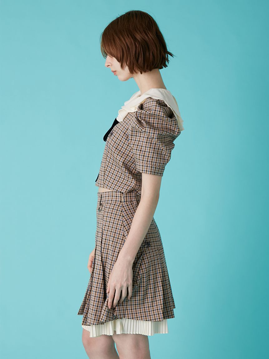 LILY BROWN「【LILY BROWN&times;Hearts2Hearts】フレアカラートップス」|Tシャツ・カットソー|