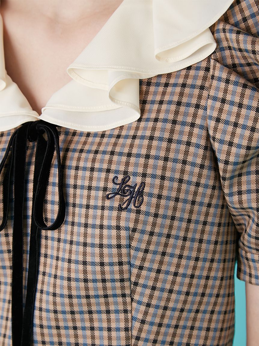 LILY BROWN「【LILY BROWN&times;Hearts2Hearts】フレアカラートップス」|Tシャツ・カットソー|