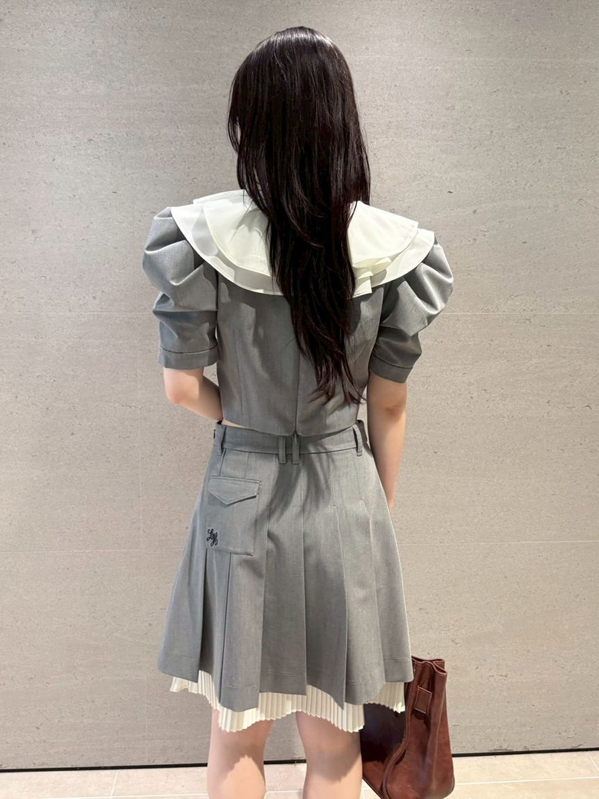 LILY BROWN「【LILY BROWN&times;Hearts2Hearts】フレアカラートップス」|Tシャツ・カットソー|