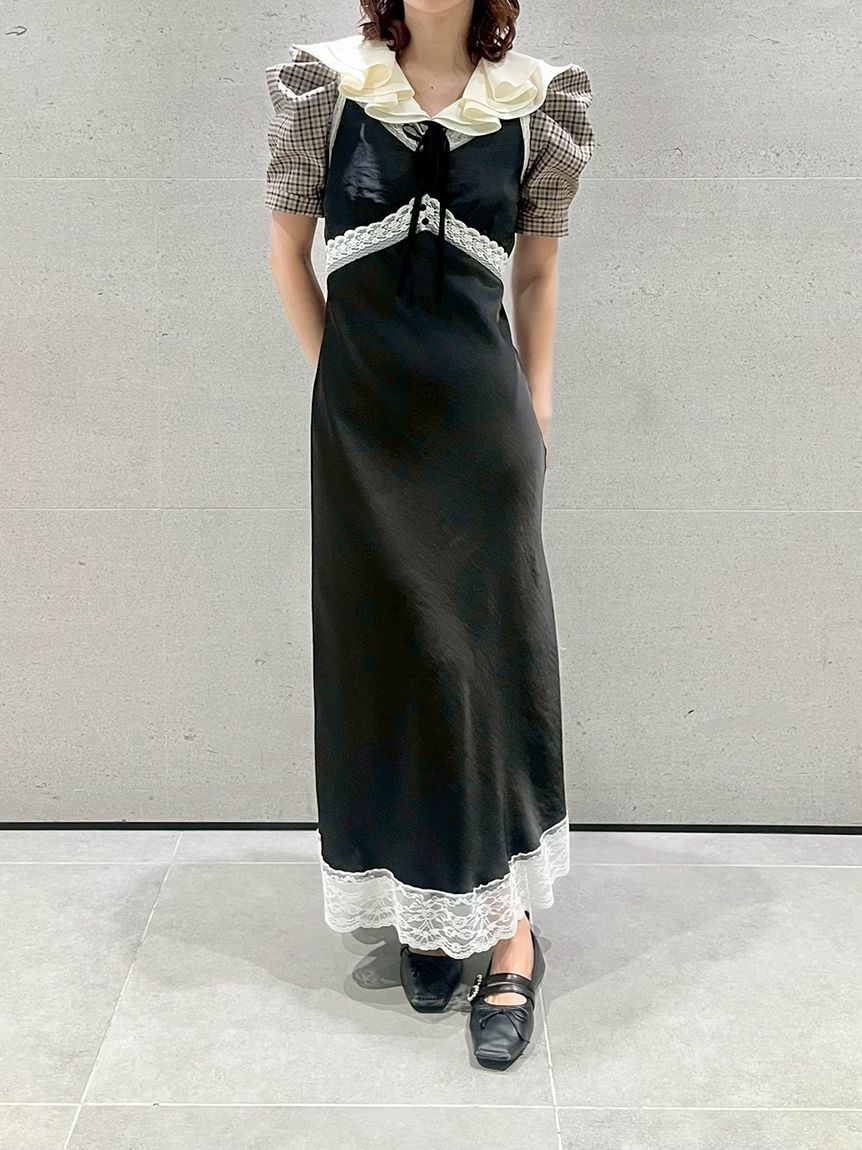 LILY BROWN「【LILY BROWN&times;Hearts2Hearts】フレアカラートップス」|Tシャツ・カットソー|