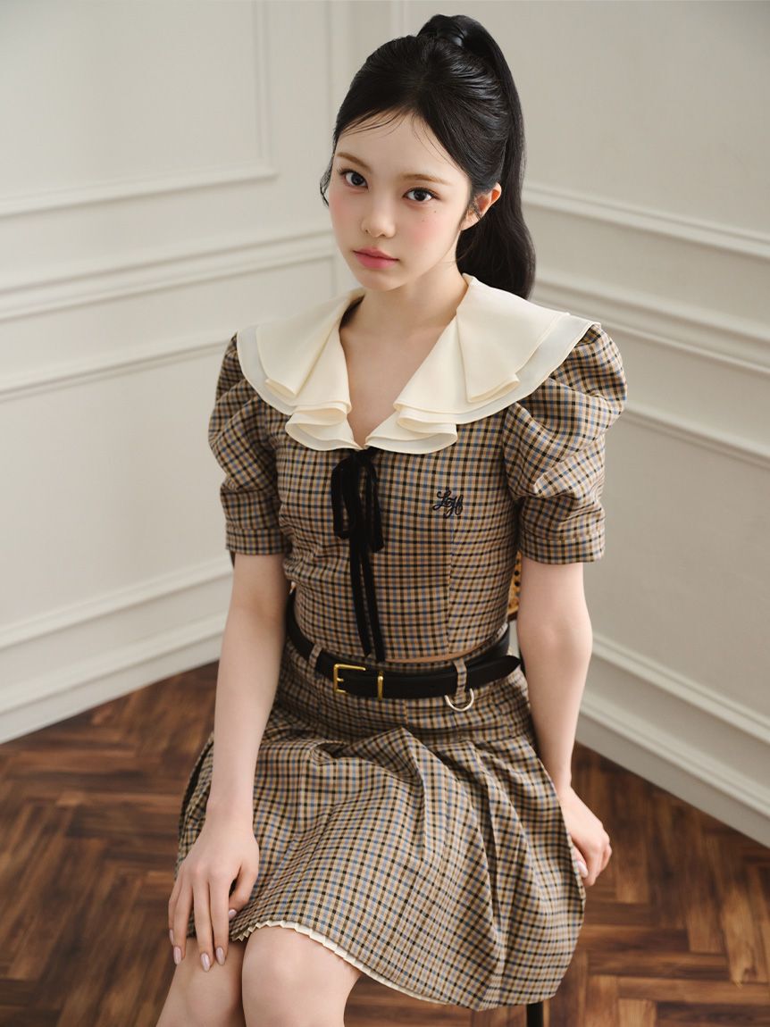 LILY BROWN「【LILY BROWN&times;Hearts2Hearts】フレアカラートップス」|Tシャツ・カットソー|