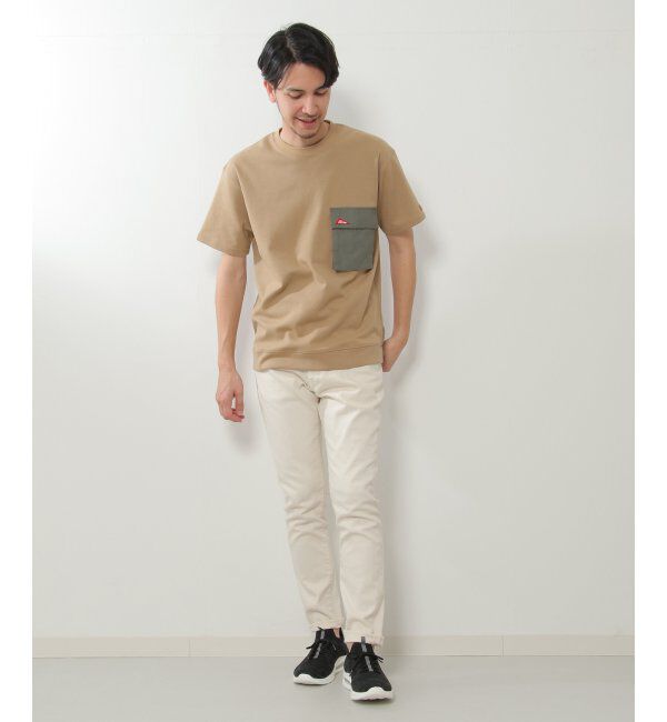 ikka「URBAN NATURE LIFE アーバンネイチャーライフ フラップポケットTシャツ」|Tシャツ・カットソー|