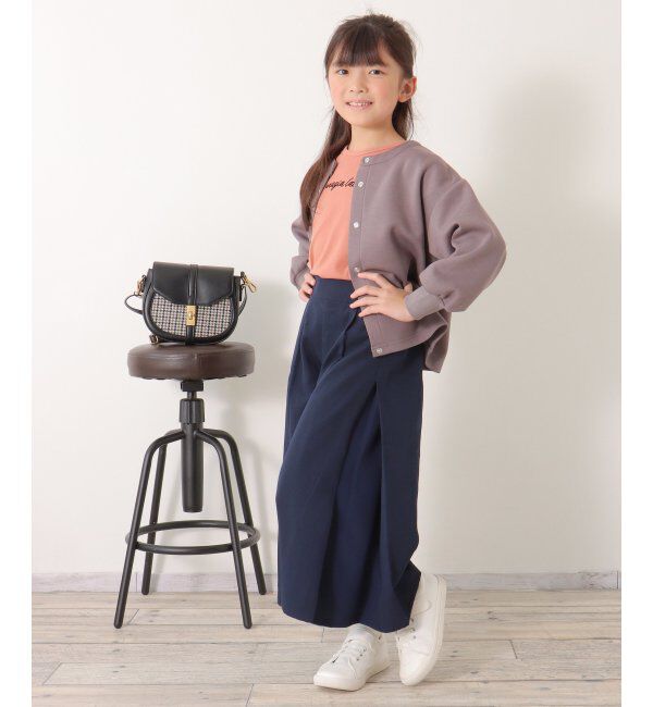 ikka kids「サイド切り替えワイドパンツ（120~160cm）」|その他|