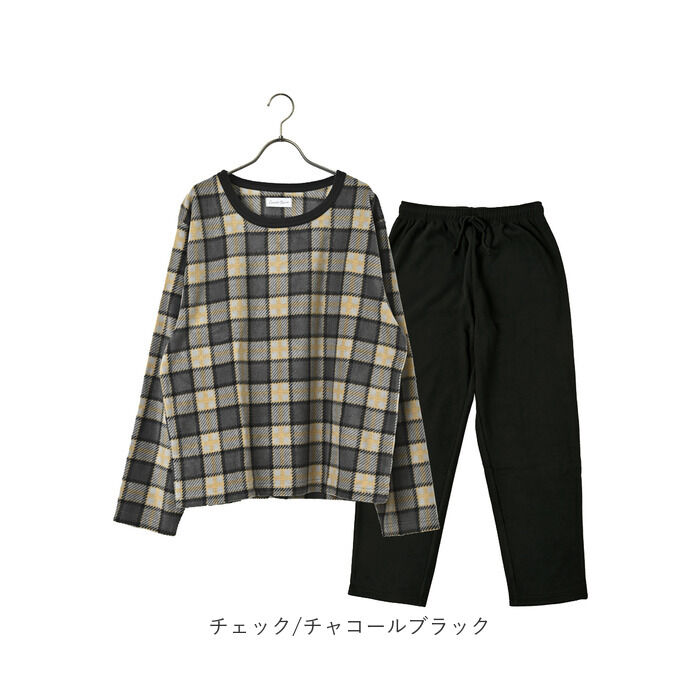 BACKYARD FAMILY「フリース パジャマ 上下 メンズ 通販 部屋着 ルームウェア ルームウエア フリースパジャマ」|ルームウェア|