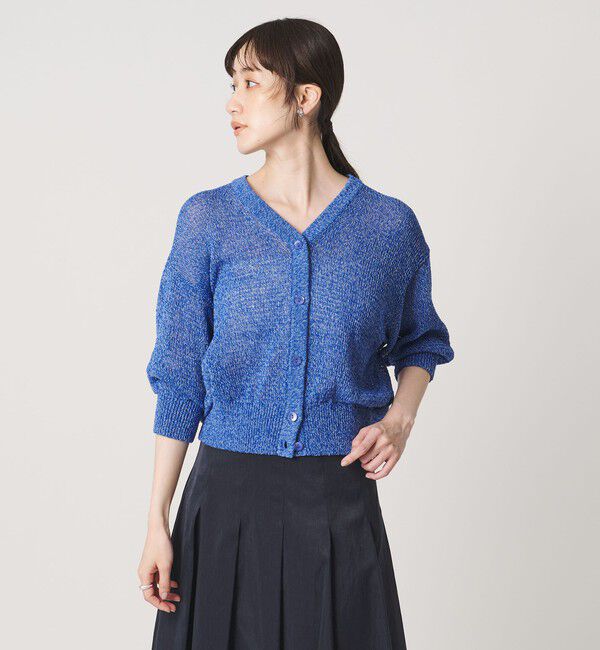 UNITED ARROWS「ペーパー ハーフスリーブ カーディガン」|カーディガン|ROYAL