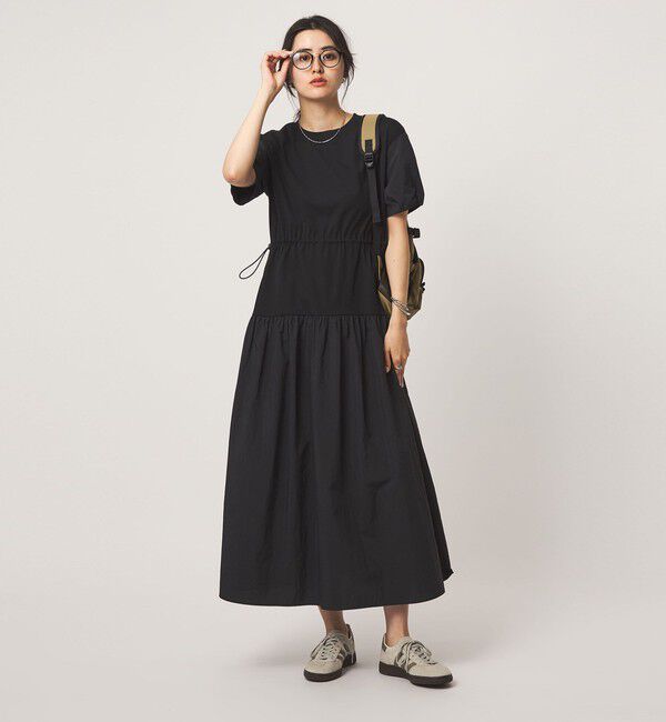UNITED ARROWS green label relaxing「タフタ ドッキング ワンピース」|ワンピース|