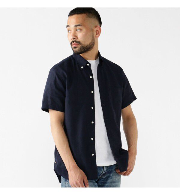 BEAMS PLUS「B.D. Short Sleeve COOLMAX(R) Linen」|シャツ・ブラウス|