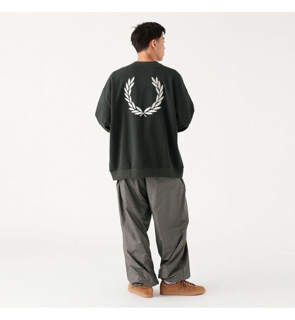 BEAMS「FRED PERRY / エンブロイダリー クルーネック スウェット」|スウェット・ジャージ|