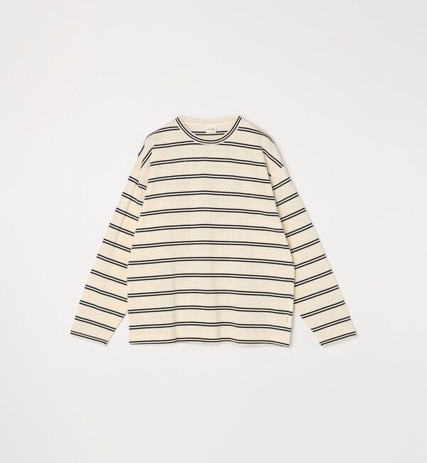 SHIPS any「【SHIPS any別注】sports wear: レトロ カラー ボーダー Tシャツ (ロンT)◇」|Tシャツ・カットソー|