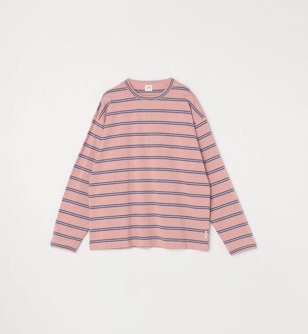 SHIPS any「【SHIPS any別注】sports wear: レトロ カラー ボーダー Tシャツ (ロンT)◇」|Tシャツ・カットソー|