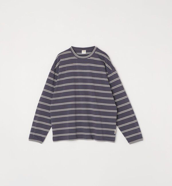 SHIPS any「【SHIPS any別注】sports wear: レトロ カラー ボーダー Tシャツ (ロンT)◇」|Tシャツ・カットソー|