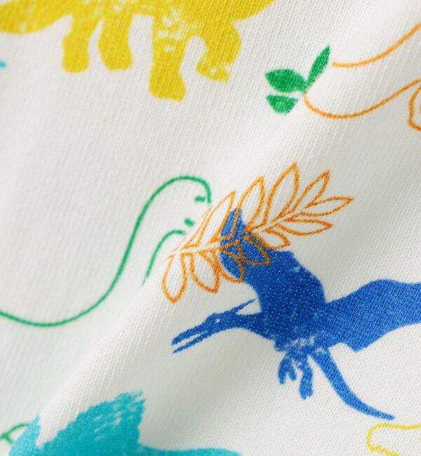 SHIPS KIDS「SHIPS KIDS:70～80cm / ダイナソー ロンパース」|ロンパース|