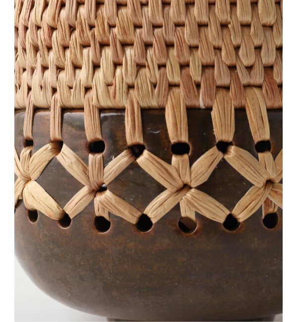 journal standard Furniture「MIX WOVEN VASE HANDLE 17　フラワーベース」|その他|