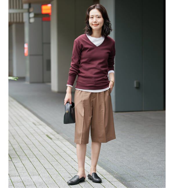 SLOBE IENA「《2枚セット/予約》HANES/ヘインズ SLOBE別注 2PACK リブロンTEE」|Tシャツ・カットソー|