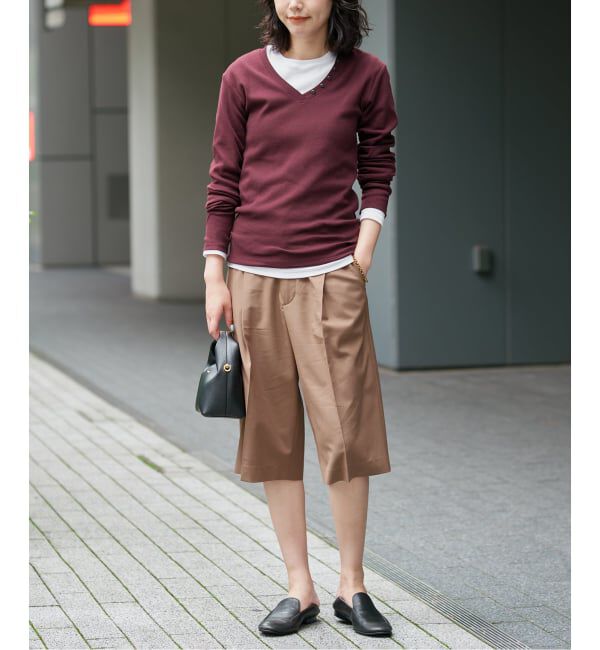 SLOBE IENA「《2枚セット/予約》HANES/ヘインズ SLOBE別注 2PACK リブロンTEE」|Tシャツ・カットソー|