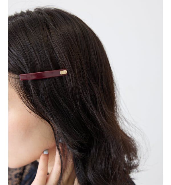 SLOBE IENA「《予約》Scrunchie is back/スクランチーイズバック ヘアバレッタ BARRETTE」|その他|ボルドー