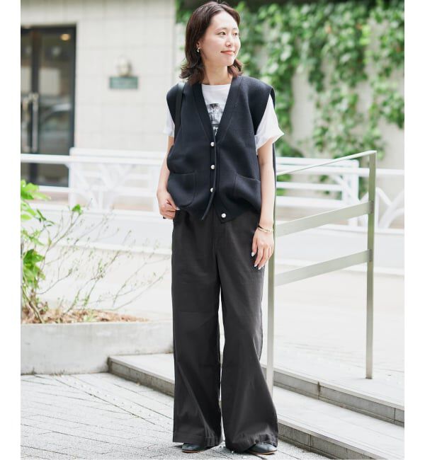 SLOBE IENA「《4サイズ展開/WEB限定/予約》コットンストレートパンツ」|カーゴ|