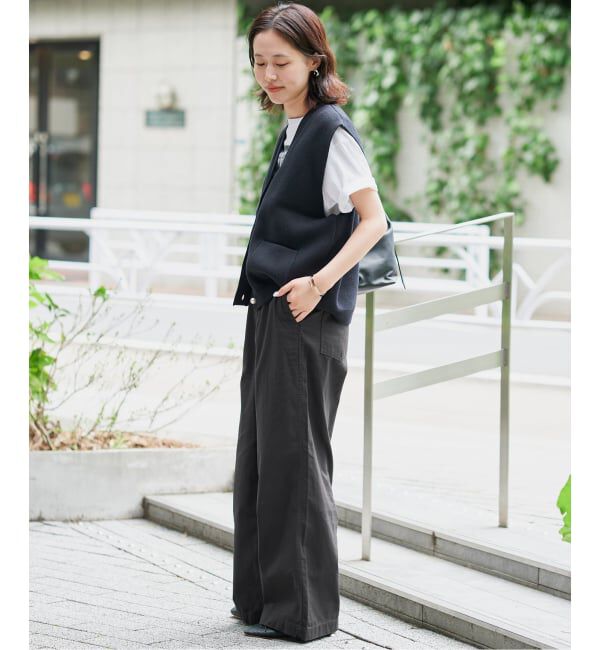 SLOBE IENA「《4サイズ展開/WEB限定/予約》コットンストレートパンツ」|カーゴ|