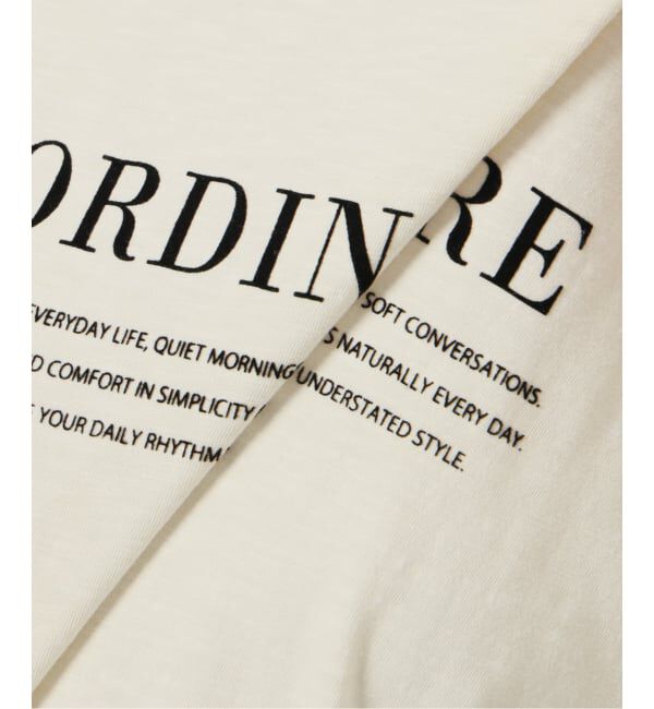 SLOBE IENA「《予約》スラブピグメントロゴTEE」|Tシャツ・カットソー|