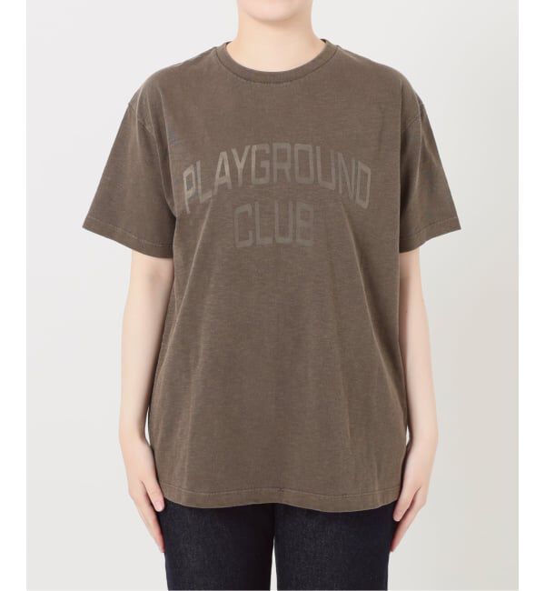 SLOBE IENA「《予約》スラブピグメントロゴTEE」|Tシャツ・カットソー|