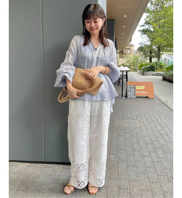 SLOBE IENA「《追加3》ラミースキッパーシャツ」|シャツ・ブラウス|