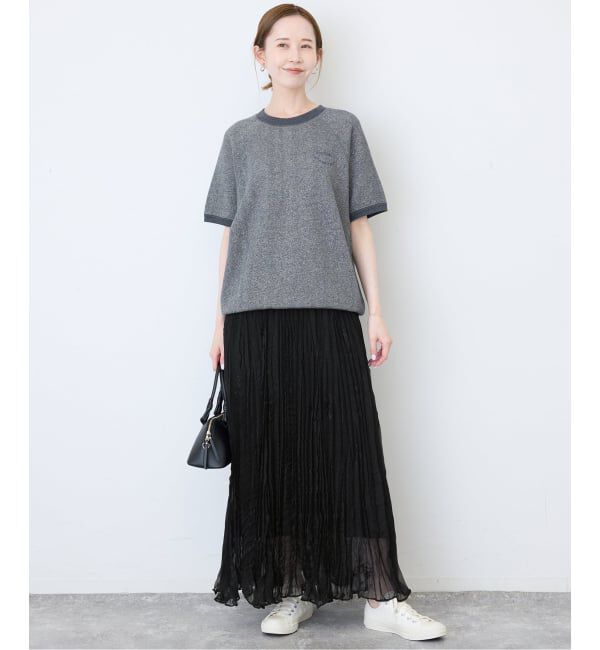 SLOBE IENA「《一部カラーWEB限定》エンブロイダリーワッシャープリーツスカート」|スカート|