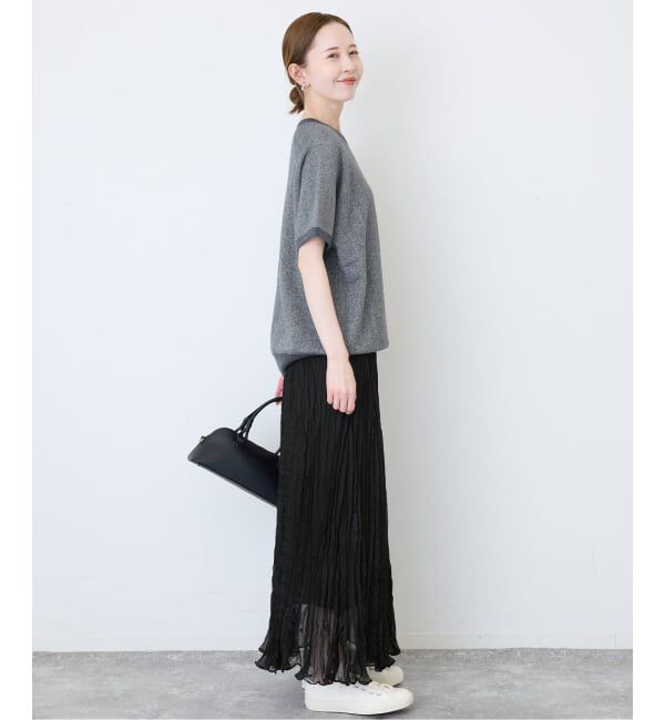 SLOBE IENA「《一部カラーWEB限定》エンブロイダリーワッシャープリーツスカート」|スカート|