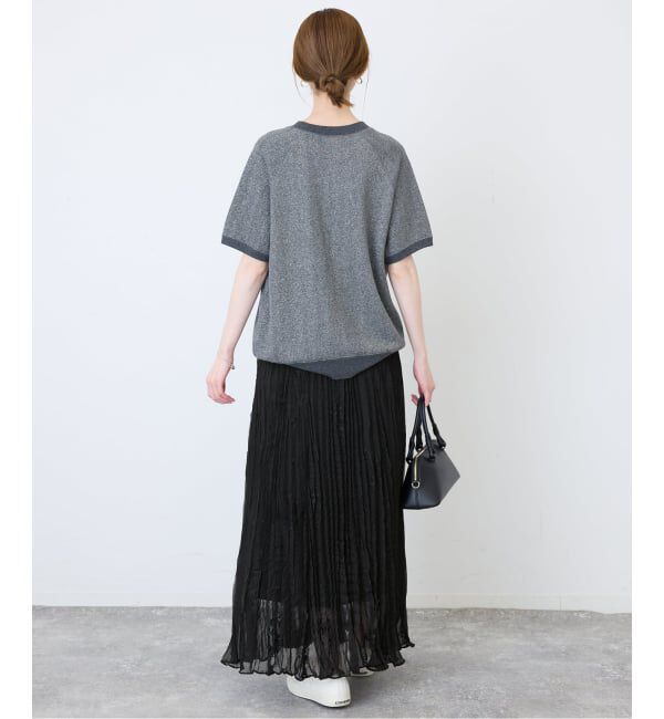 SLOBE IENA「《一部カラーWEB限定》エンブロイダリーワッシャープリーツスカート」|スカート|