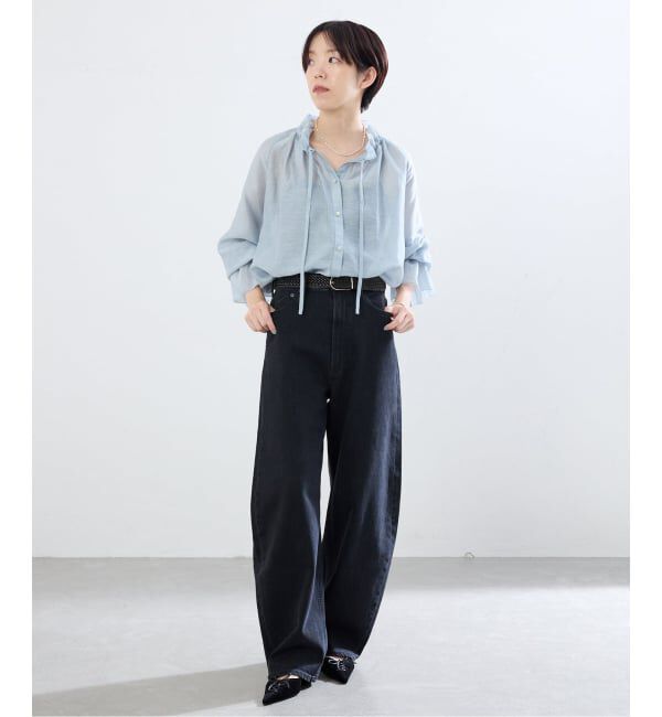 IENA「《予約》JAMIRAY/ジャミレイ LEATHER MESH BELT ベルト 254-270801」|ベルト|