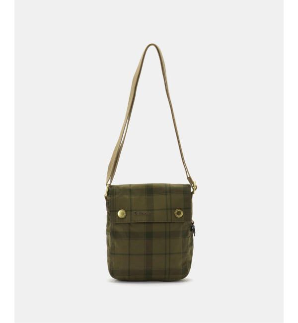SLOBE IENA「Barbour/バブアー transport crossbody bag  UBA0739」|ショルダー・メッセンジャー|カーキ