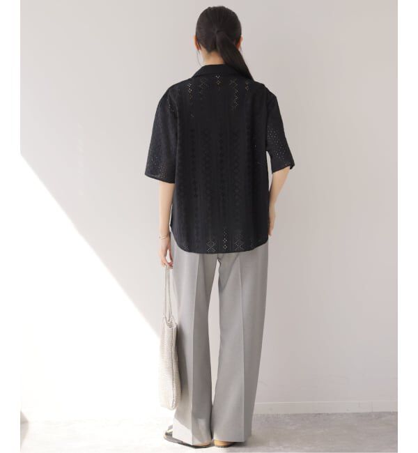 JOURNAL STANDARD relume「《一部WEB限定追加》コットンカットワーク刺繍開襟シャツ」|シャツ・ブラウス|