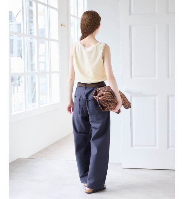 U by SPICK&SPAN「コットンベロアタンクトップ」|タンクトップ|