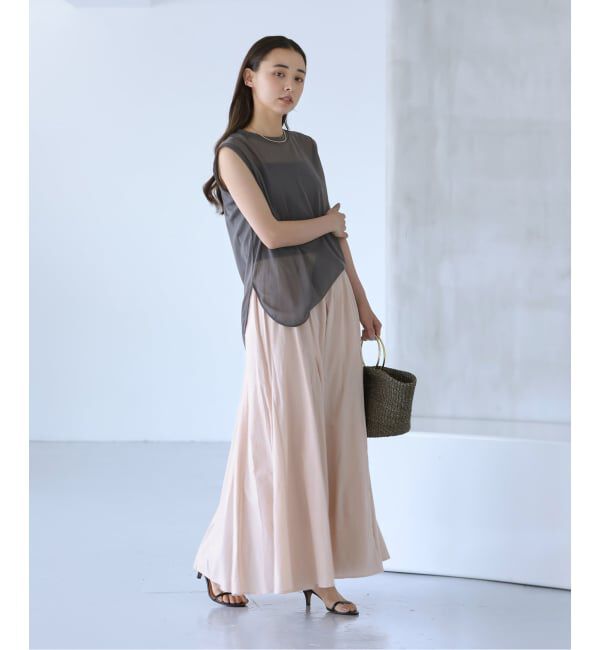  「【洗える】シアートリコットタンクトップ」|Tシャツ・カットソー|