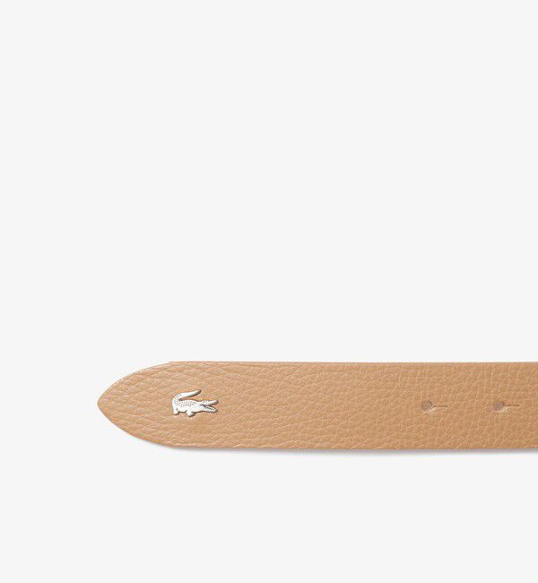 LACOSTE「シルバーサークルバックルベルト」|ベルト|