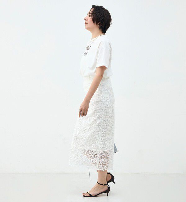 NOLLEY'S sophi「ウォッシャブルオーバーサイズロゴTシャツ」|Tシャツ・カットソー|
