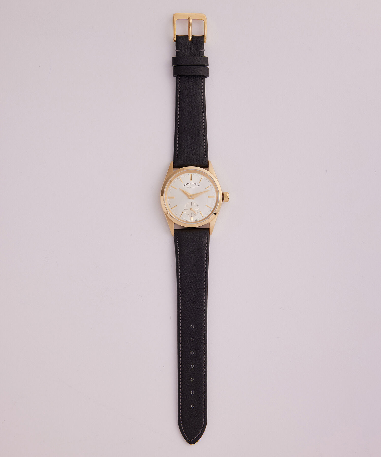 ADAM ET ROPE'「FLATBACK WRISTWATCH (LEATHER BELT)」|腕時計|