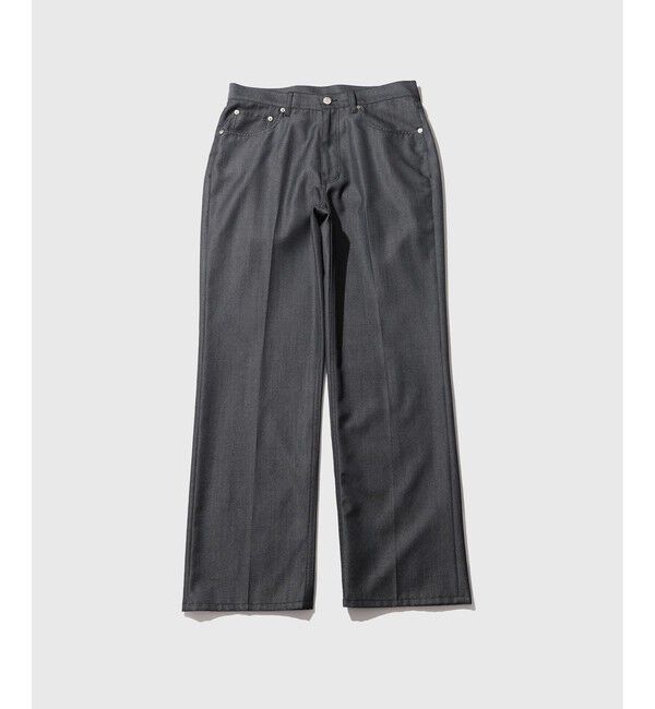 ADAM ET ROPE'「NIKKE デニムストレートパンツ / ADAM ET ROPE' JEANS」|デニム|ブラック系(03)