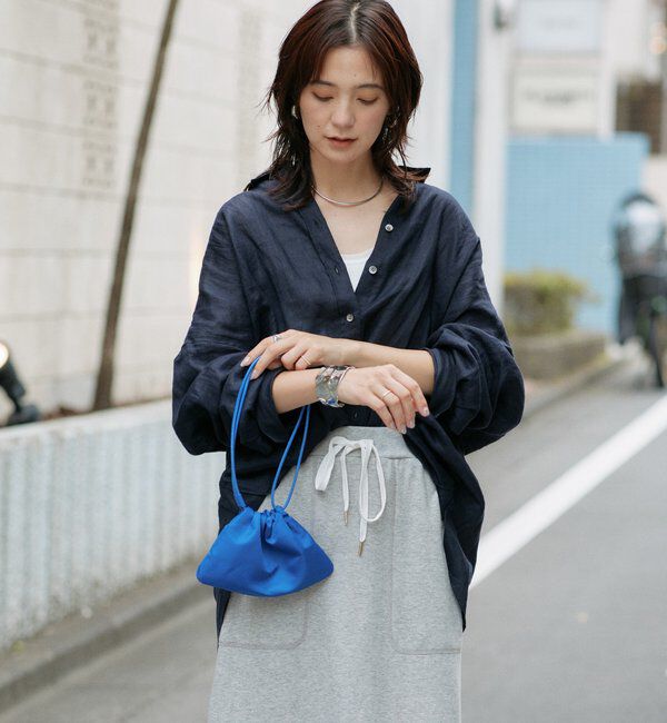  「予約【軽やかに持てる】gather mini bag」|クラッチバッグ|