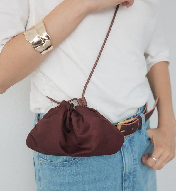  「予約【軽やかに持てる】gather mini bag」|クラッチバッグ|