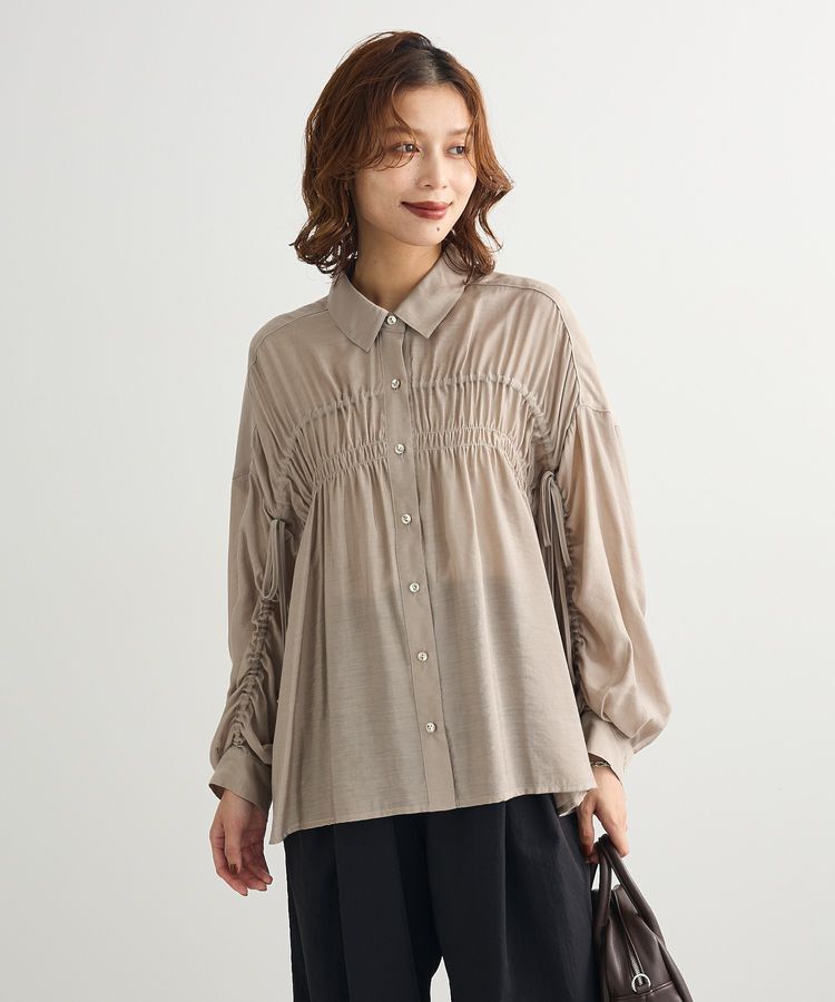 Green Parks「・ELENCARE DUE シアーシャーリングシャツ」|シャツ・ブラウス|